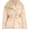 Luminosity Satin Wadded Jacket