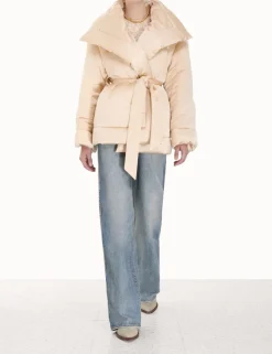 Luminosity Satin Wadded Jacket