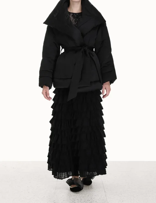 Luminosity Satin Wadded Jacket