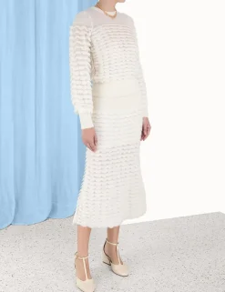 Luminosity Scallop Skirt