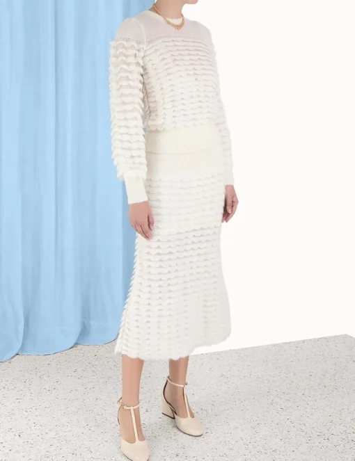 Luminosity Scallop Skirt