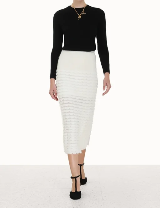 Luminosity Scallop Skirt
