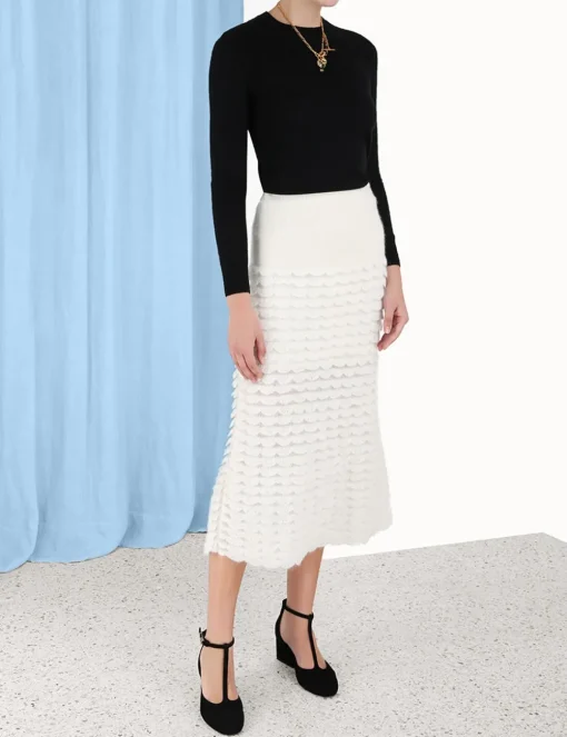 Luminosity Scallop Skirt