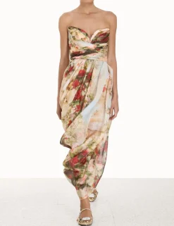 Luminosity Strapless Midi