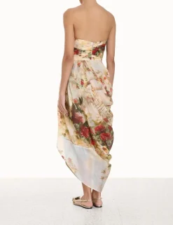 Luminosity Strapless Midi