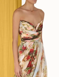 Luminosity Strapless Midi