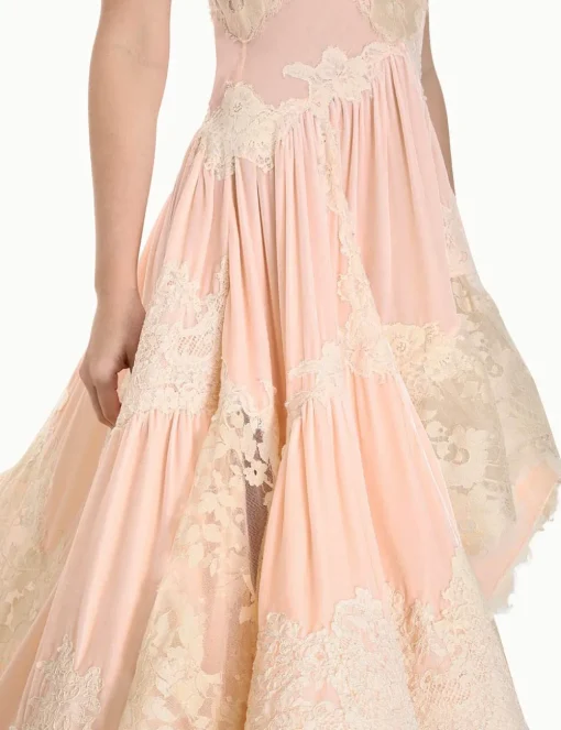 Luminosity Velvet Lace Midi