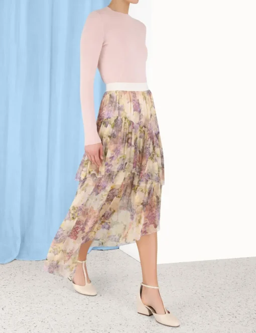 Lyrical Asymmetric Skirt