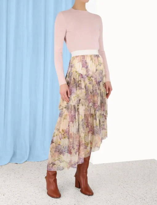 Lyrical Asymmetric Skirt