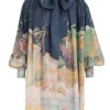 Lyrical Barrel Mini Dress