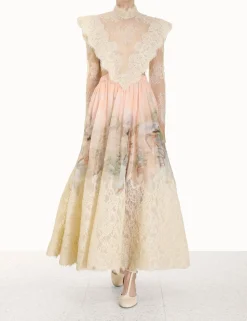 Lyrical Corded Lace Gown