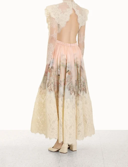 Lyrical Corded Lace Gown