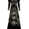 Lyrical Embroidery Midi Dress