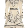 Lyrical Embroidery Mini Dress
