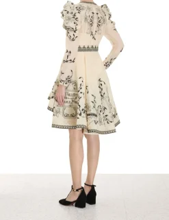 Lyrical Embroidery Mini Dress