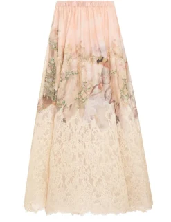 Lyrical Lace Midi Skirt