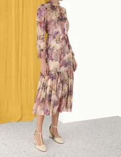 Lyrical Lantern Midi Dress