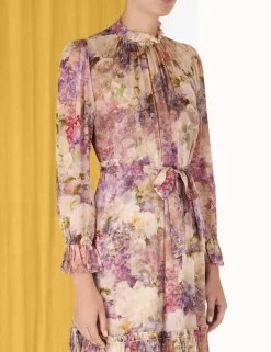 Lyrical Lantern Midi Dress