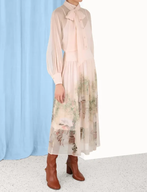 Lyrical Midi Dress