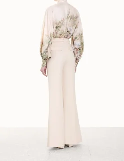 Lyrical Neck Tie Blouse