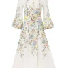 Matchmaker Buttoned Midi Dress