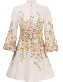 Matchmaker Buttoned Mini Dress