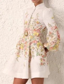 Matchmaker Buttoned Mini Dress