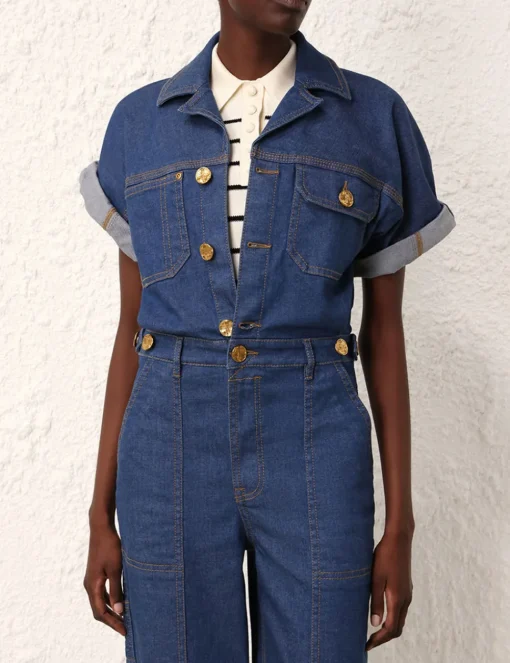Matchmaker Denim Boiler Suit