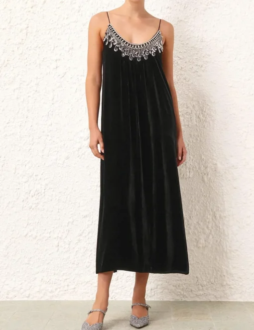 Matchmaker Diamante Slip Dress