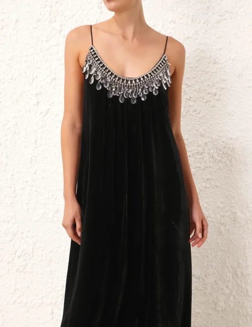Matchmaker Diamante Slip Dress