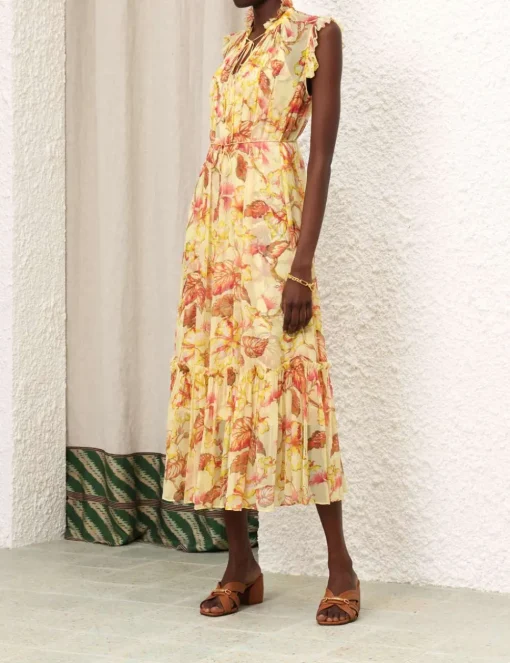 Matchmaker Flutter Midi Dress