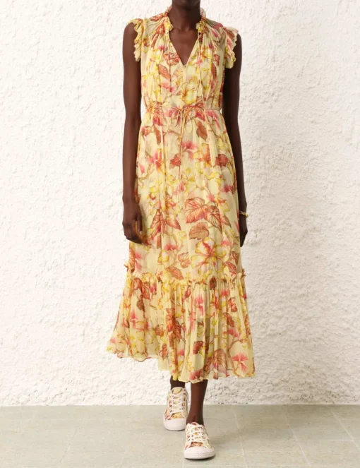 Matchmaker Flutter Midi Dress