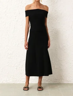 Matchmaker Knit Panelled Skirt