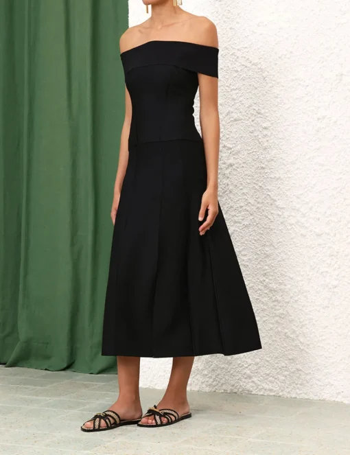 Matchmaker Knit Panelled Skirt