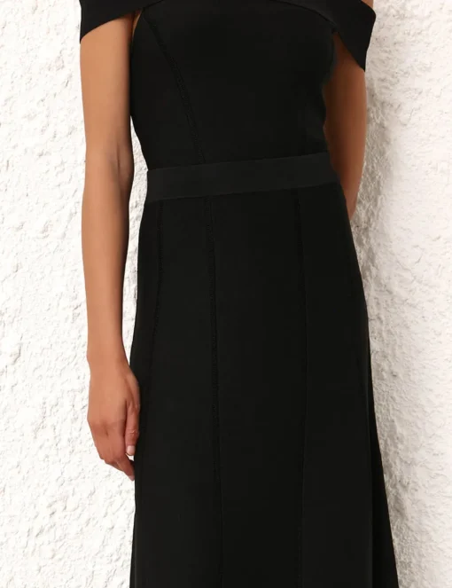 Matchmaker Knit Panelled Skirt