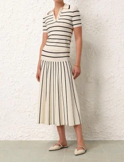 Matchmaker Knit Stripe Skirt