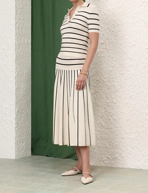 Matchmaker Knit Stripe Skirt