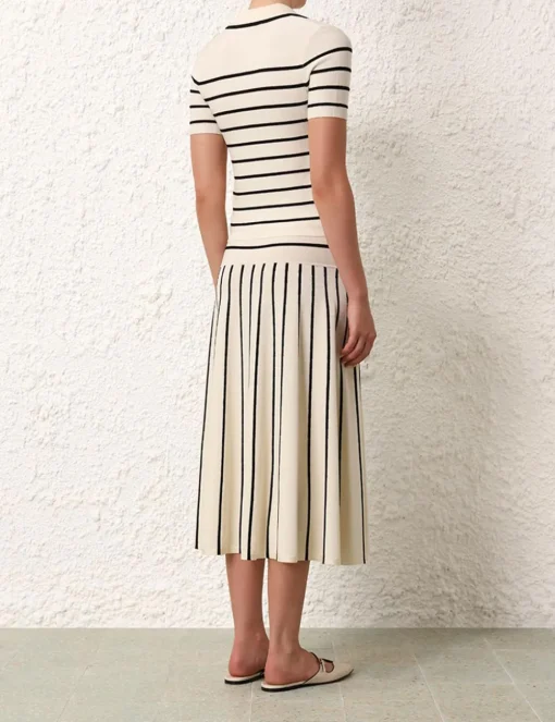 Matchmaker Knit Stripe Skirt