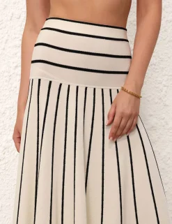 Matchmaker Knit Stripe Skirt