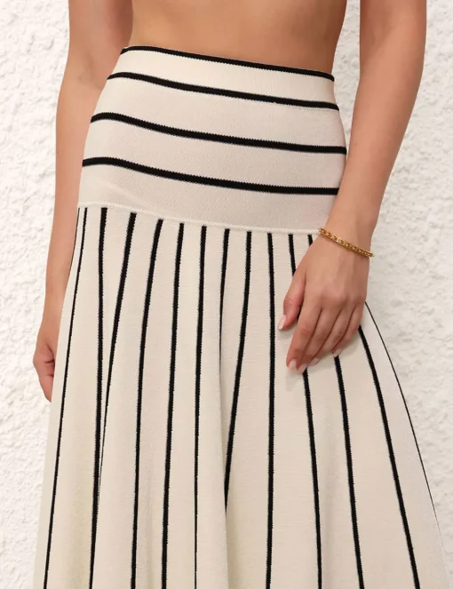 Matchmaker Knit Stripe Skirt