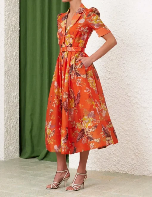 Matchmaker Midi Shirt Dress