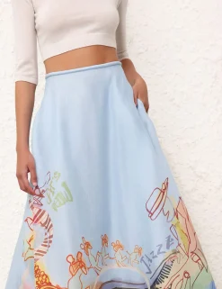 Matchmaker Poster Flare Skirt