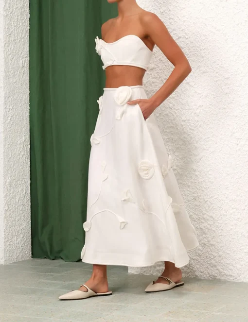 Matchmaker Rose Flare Skirt