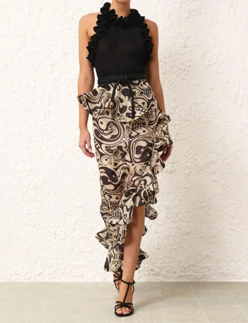 Matchmaker Ruffle Neck Top
