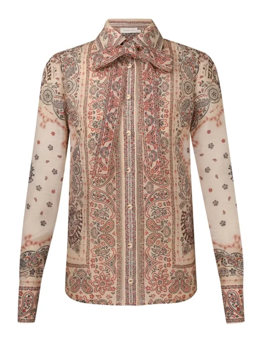 Matchmaker Tie Neck Blouse