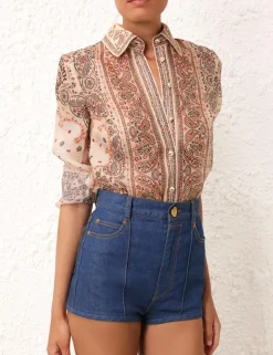 Matchmaker Tie Neck Blouse