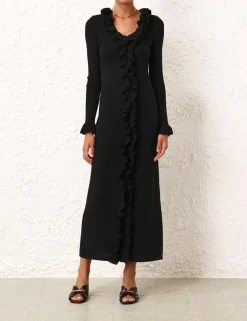 Matchmaker V-Neck Ruffle Dress