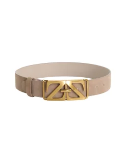 Monogram Suede Waist Belt