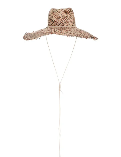 Multi Tone Straw Fedora