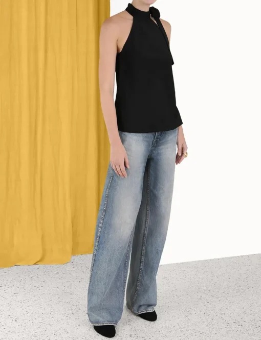 Neck Tie Tank Top